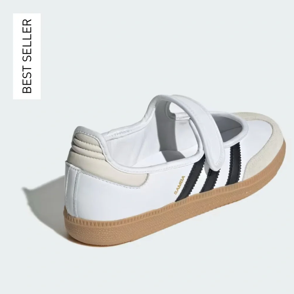 Adidas Samba Jane White Size 8.5 NEW IN BOX - Picture 5 of 8